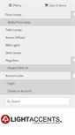 Mobile Screenshot of lightaccents.com