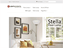 Tablet Screenshot of lightaccents.com